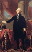 Gilbert Stuart George Washington oil painting on canvas